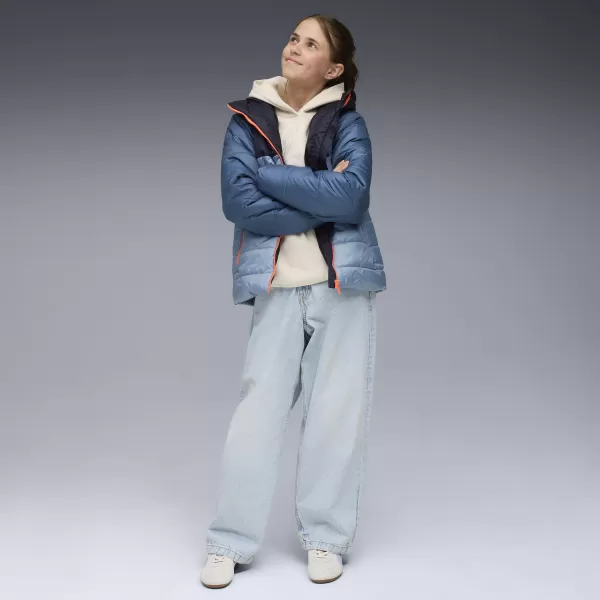  Kabát PUMA ESS HOODED PADDED JACKET 68522634 HŰVÖS KÉK 