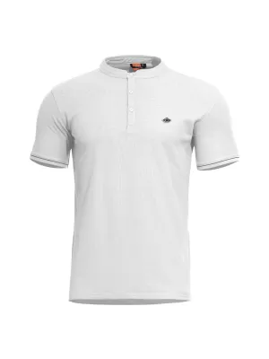 póló PENTAGON LEVANTES HENLEY T-SHIRT STRIPES K09025 FEHÉR