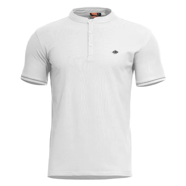  póló PENTAGON LEVANTES HENLEY T-SHIRT STRIPES K09025 FEHÉR 