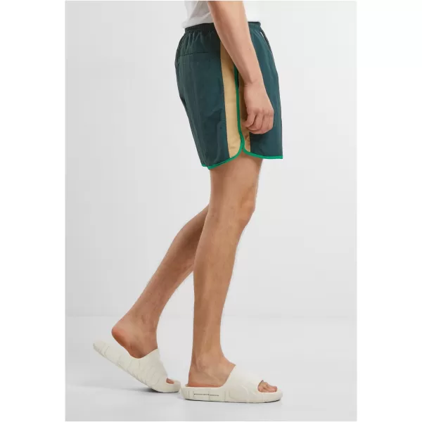  Férfi úszónadrág URBAN CLASSICS TB7348 ÜVEG ZÖLD 