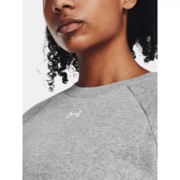  Női pulóver UNDER ARMOUR UA RIVAL FLEECE CREW 1379508-012 SZÜRKE 