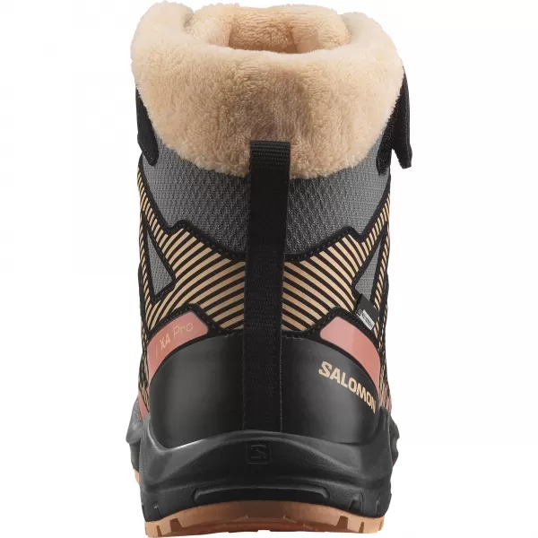 Gyerekcipők SALOMON XA PRO V8 WINTER WATERPROOF J ÓN/FEKETE/BARACK FUZZ 