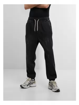 Férfi farmer URBAN CLASSICS TB7296 FEKETÉRE MOSVA