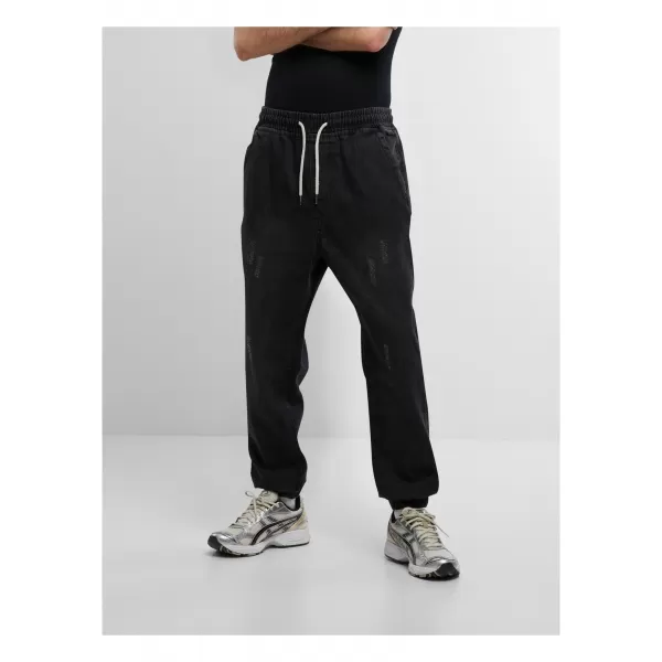  Férfi farmer URBAN CLASSICS TB7296 FEKETÉRE MOSVA 