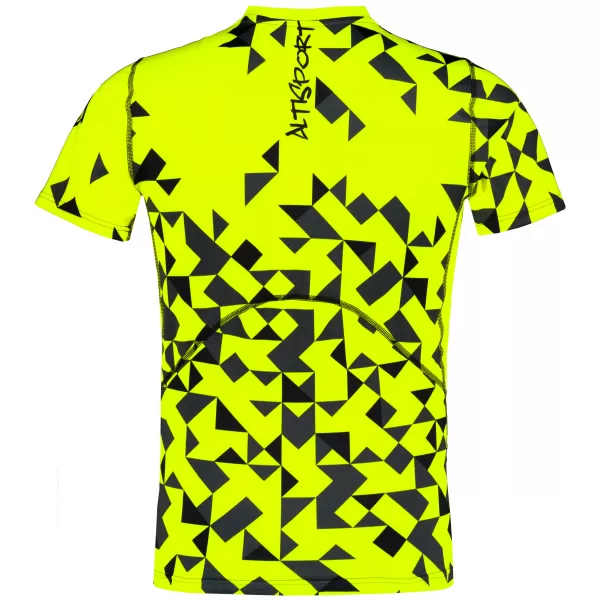  Férfi funkcionális tömörítés T -piró prémium ALTISPORT VOJ/ALM108TR04 NEON 