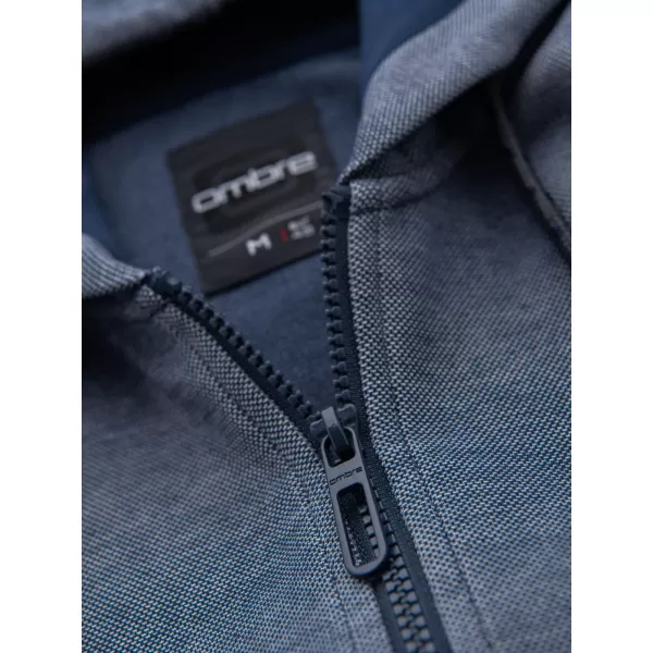  Férfi pulóver OMBRE BLACK OM-SSZP-0210 SÖTÉTKÉK 