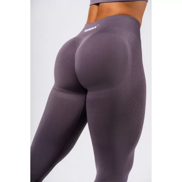  Varrás nélküli, maximum push-up leggings formázása FLOW SEAMLESS 497 DARK GREY Nebbia 