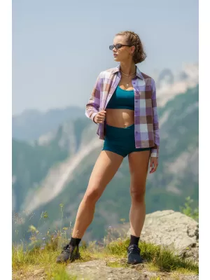 Női flanel ing NORDBLANC HALCYON NBSSL8244 LILA