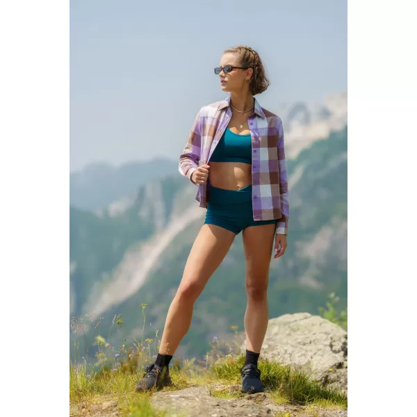  Női flanel ing NORDBLANC HALCYON NBSSL8244 LILA 
