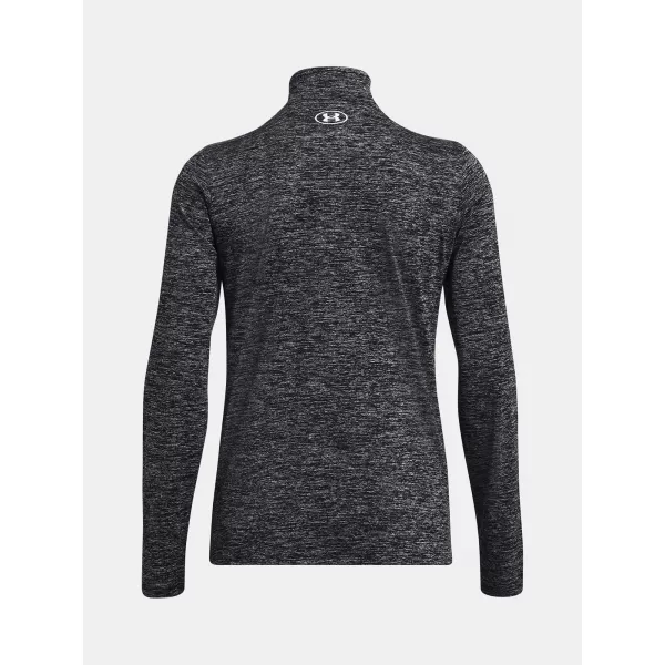 Női pulóver UNDER ARMOUR TECH 1/2 ZIP- TWIST FEKETE 