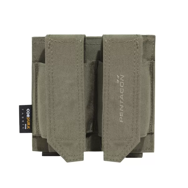  Ház PENTAGON DOUBLE FB POUCH K17093 BARNA SZÜRKE 