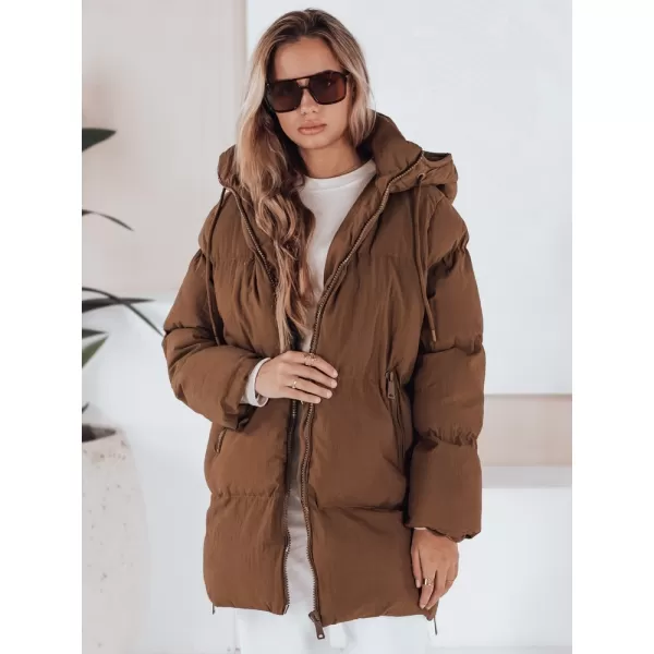  Női kabát DSTREET TY3245 KARAMELLA 