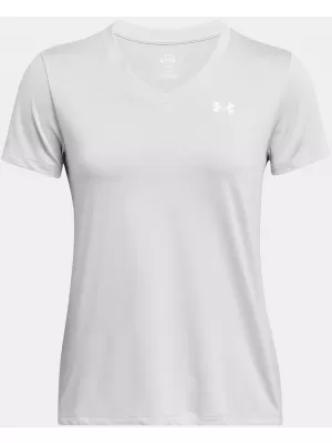 Női póló UNDER ARMOUR TECH SSV- TWIST 1384227-014 SZÜRKE