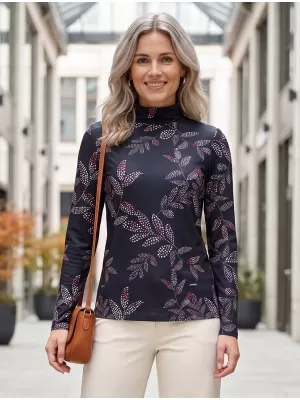 Női garbó ALTISPORT GERDA FEKETE