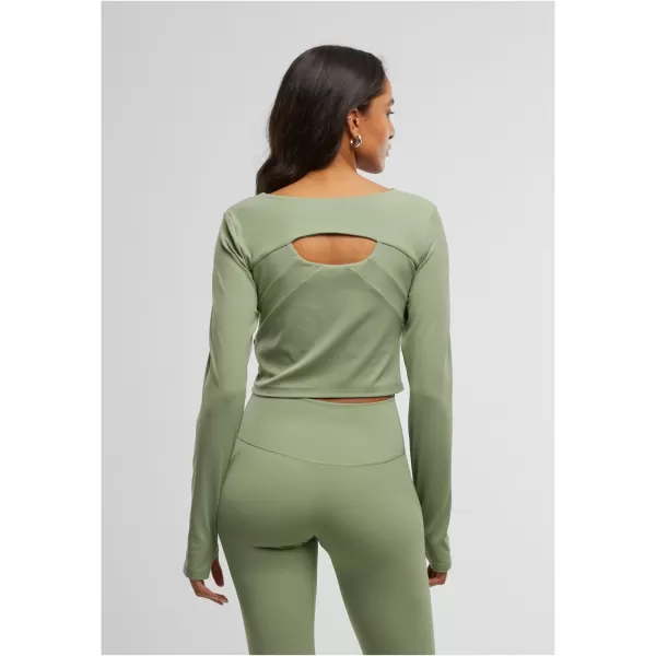  Női póló URBAN CLASSICS TB7807 MATCHA ZÖLD 