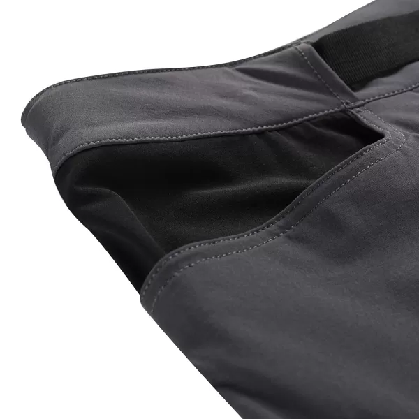  Férfi softshell nadrág ALPINE PRO AKAN 2 SÖTÉTSZÜRKE 