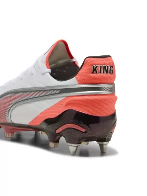 Férfi labdarúgó csizma PUMA KING ULTIMATE MXSG 10881701 PUMA FEHÉR/PUMA EZÜST