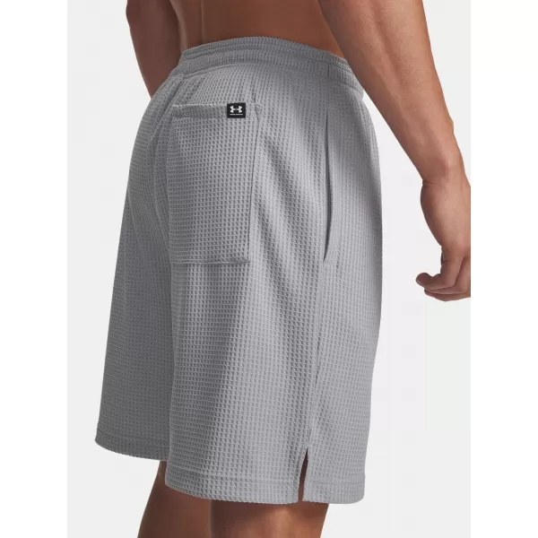  Férfi rövidnadrág UNDER ARMOUR UA RIVAL WAFFLE SHORT 1383107-011 SZÜRKE 
