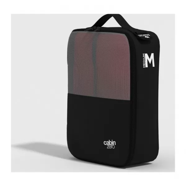  Szervező CABINZERO LUX PACKING CUBE MEDIUM TELJESEN FEKETE 