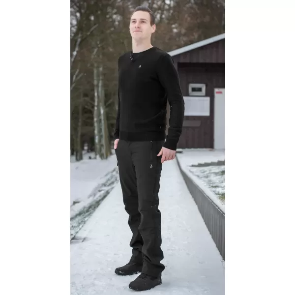  Férfi softshell nadrág ALTISPORT CORRON FEKETE 