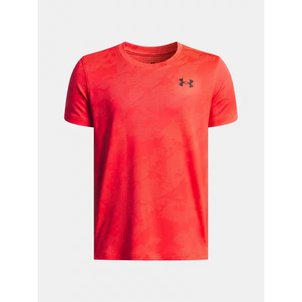  Fiú póló UNDER ARMOUR UA TECH VENT JCQRD SS 1390019-713 PIROS 
