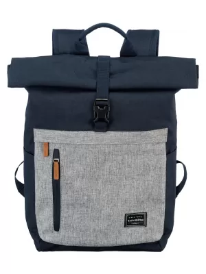Hátizsák TRAVELITE BASICS ROLL-UP BACKPACK SÖTÉTKÉK/SZÜRKE