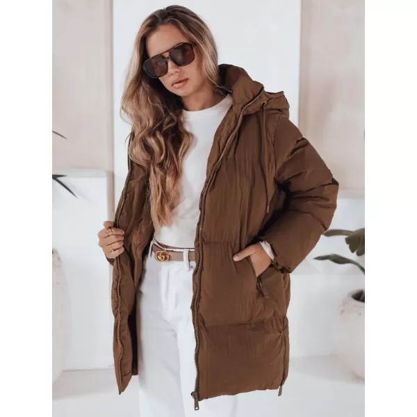  Női kabát DSTREET TY3245 KARAMELLA 