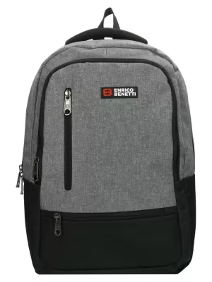 Hátizsák ENRICO BENETTI HAMBURG 15 NOTEBOOK BACKPACK VILÁGOSSZÜRKE