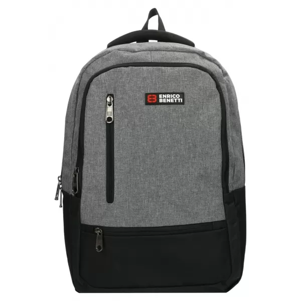  Hátizsák ENRICO BENETTI HAMBURG 15 NOTEBOOK BACKPACK VILÁGOSSZÜRKE 