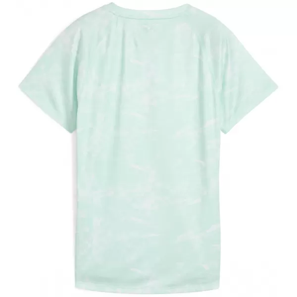  Női póló PUMA W RUN VELOCITY AOP TEE 52759945 MENTA OLVAD 