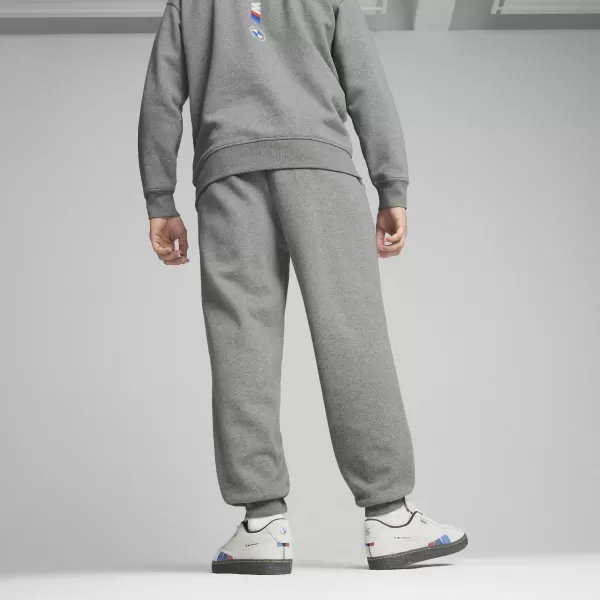  Férfi zeneszámok PUMA BMW MMS ESS+ PANTS FLEECE 62749903 KÖZEPES SZÜRKE HEATHER 
