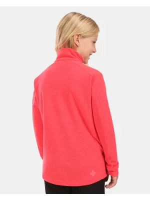 Gyermek polár pulóver KILPI GLAMER-J ZJ0203KI RÓZSASZÍN