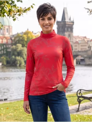 Női póló ALTISPORT GERDA PIROS