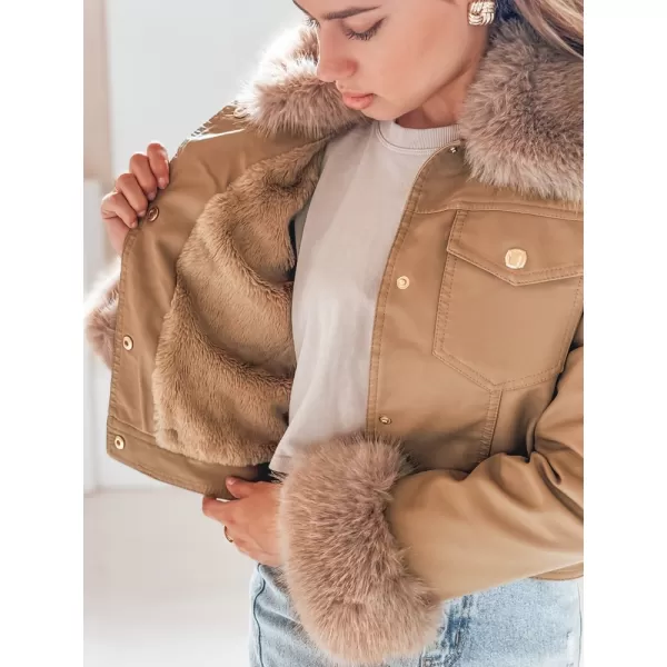 Női kabát DSTREET TY5139 KARAMELLA 