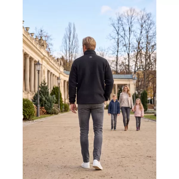  Férfi pulóver ALTISPORT OMAL FEKETE 
