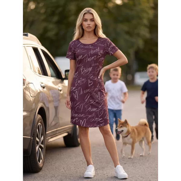  Női hosszabbított póló/prémium ruha ALTISPORT VOJ/ALW084SAT02 RUDÁ BURGUNDIA 