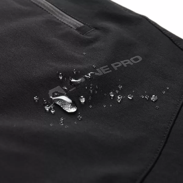  Férfi softshell nadrág ALPINE PRO HURF 2 FEKETE 