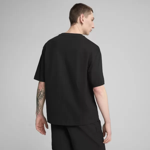 Ing PUMA WARDROBE ESS BOXY TEE 62964501 PUMA FEKETE 