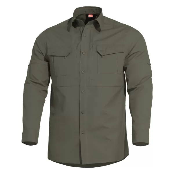  Férfi ing PENTAGON PLATO SHIRT K02019 RANGER ZÖLD 