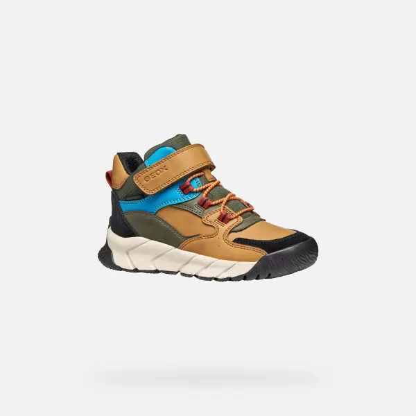  Fiú bokacsizma GEOX FLEXYPER PRO J56NBA0ME22C2GA3 VILÁGOSBARNA 