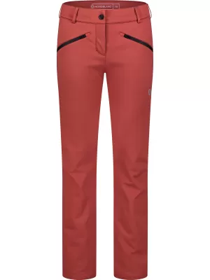 Női softshell nadrág NORDBLANC SWEEP NBFPL8278 PIROS/ZÖLD