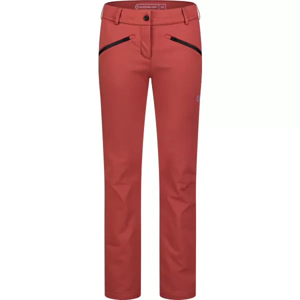  Női softshell nadrág NORDBLANC SWEEP NBFPL8278 PIROS/ZÖLD 
