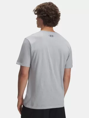 Férfi póló UNDER ARMOUR UA CAMO CHEST STRIPE SS 1376830-011 SZÜRKE