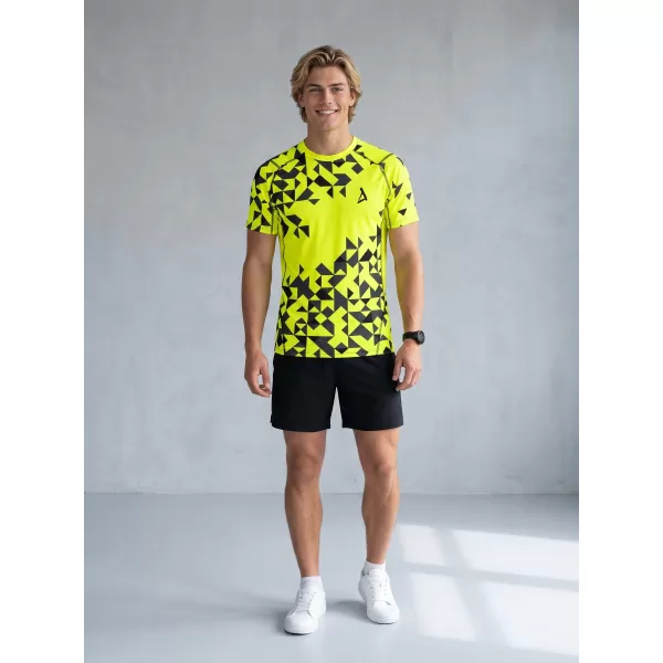  Férfi funkcionális tömörítés T -piró prémium ALTISPORT VOJ/ALM108TR04 NEON 