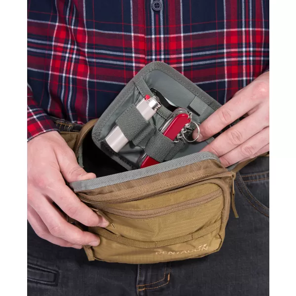  Ház PENTAGON PROTEAN POUCH K17078 FEKETE 