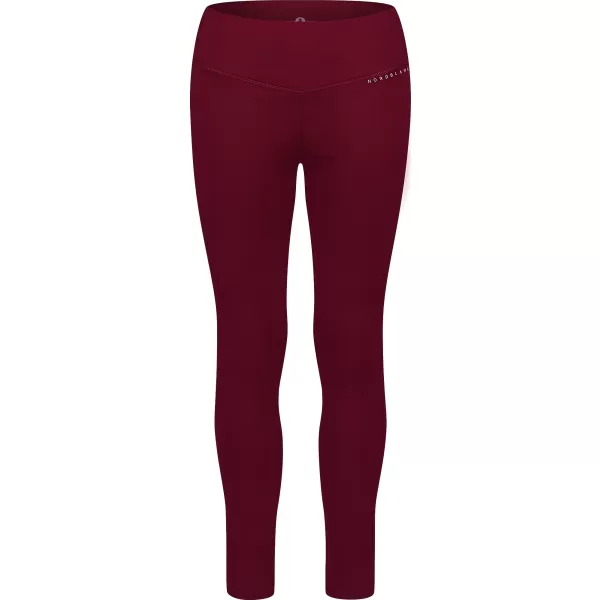  Női vízálló leggings NORDBLANC NBWPL8279 BURGUNDIA 