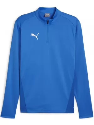 Ing PUMA TEAMGOAL TRAINING 1/4 ZIP TO 658629_02 ELEKTROMOS KÉK LIMONÁDÉ/FEHÉR/CSAPAT KIRÁLYI