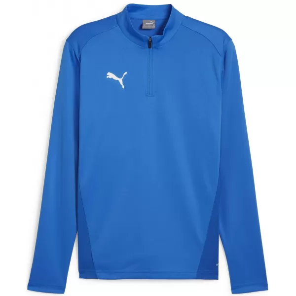  Ing PUMA TEAMGOAL TRAINING 1/4 ZIP TO 658629_02 ELEKTROMOS KÉK LIMONÁDÉ/FEHÉR/CSAPAT KIRÁLYI 