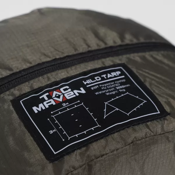  Menedék PENTAGON WILD TARP 3X3M D19026 BARNA SZÜRKE 