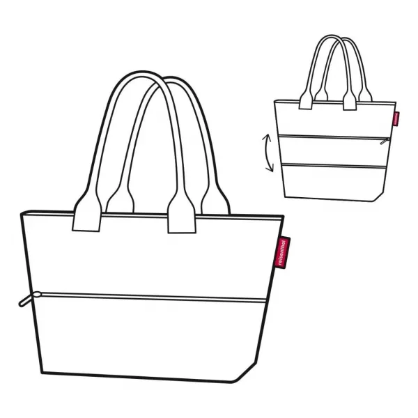  Kézitáska REISENTHEL SHOPPER E1 CSAVAR EZÜST 